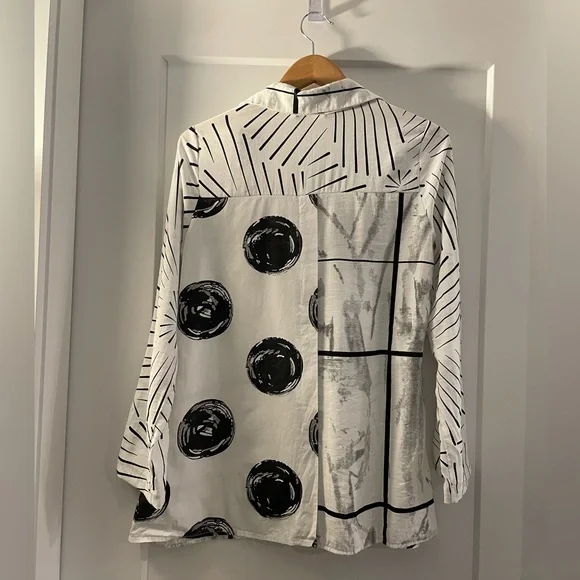 Boho Tunic with Mixed Pattern - Picture 4 of 10